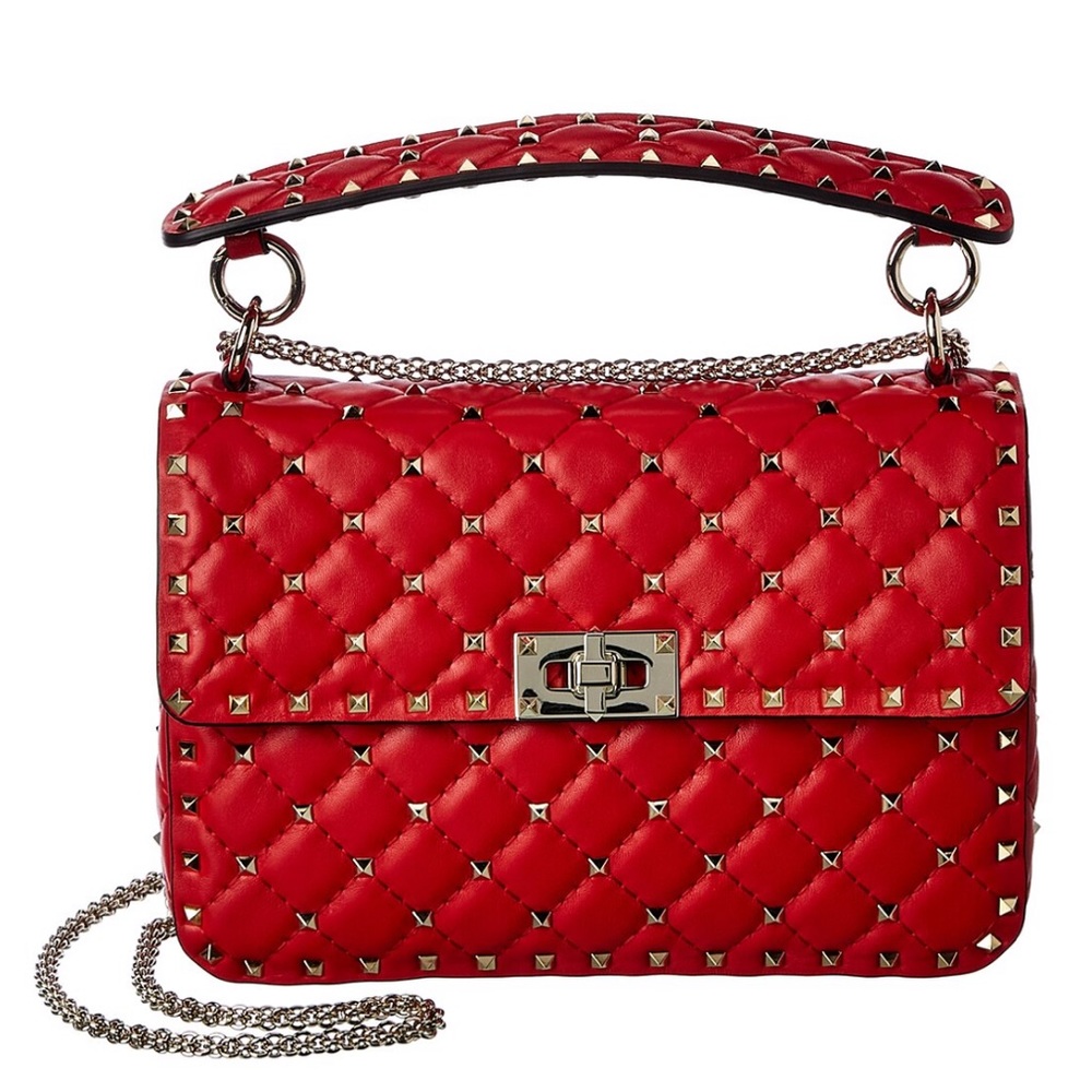 AUTHENTIC Valentino spiked leather bag